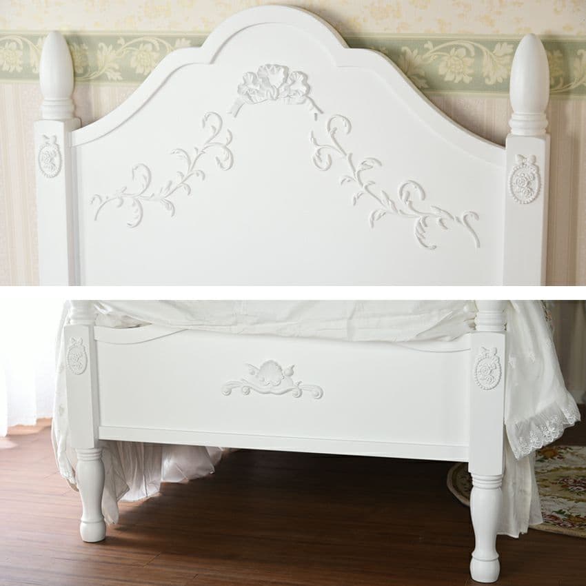 要問い合せ♥️子供～大人女子まで♥️ロココ調　プリンセスベッド　癒される♪　2色