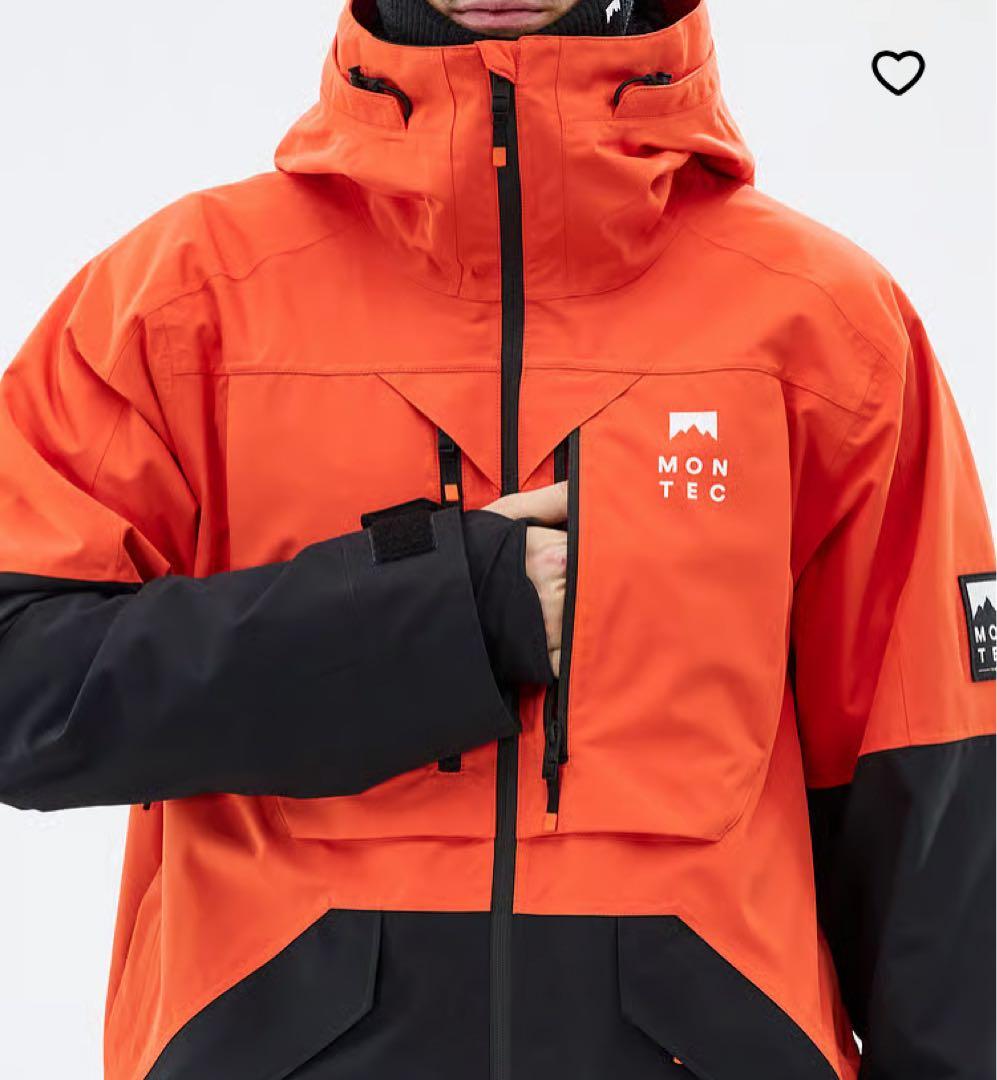MONTEC モンテック　スノーボード　スキー　ジャケット ウェア　オレンジ　L