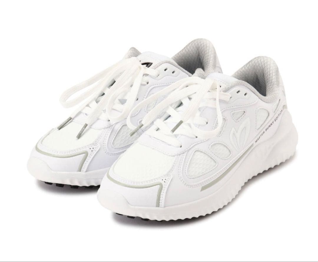 新品 パーリーゲイツ マスターバニー メッシュライクシューズ 26.5cm 白