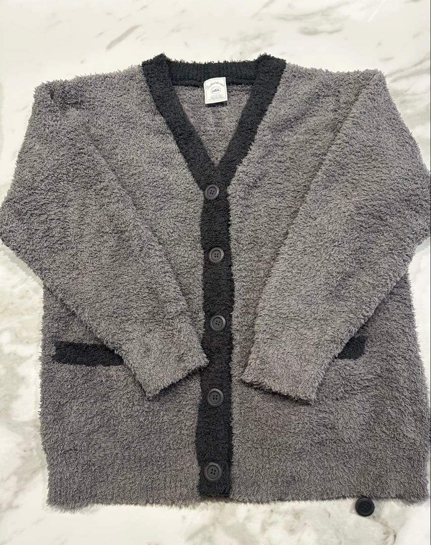 新品未使用ボタン付き　ジェラートピケ　グレー　上下　2024年福袋B