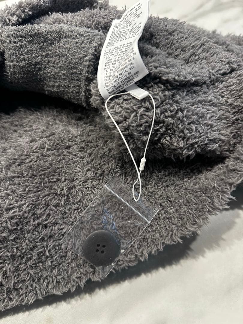 新品未使用ボタン付き　ジェラートピケ　グレー　上下　2024年福袋B