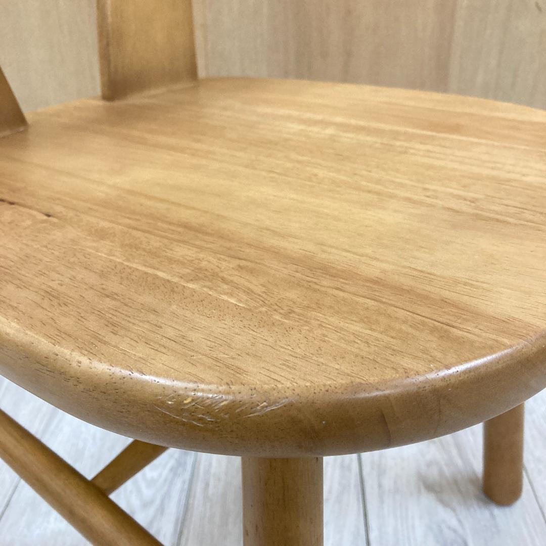 【カリモク】木製　ダイニングチェア　椅子　A