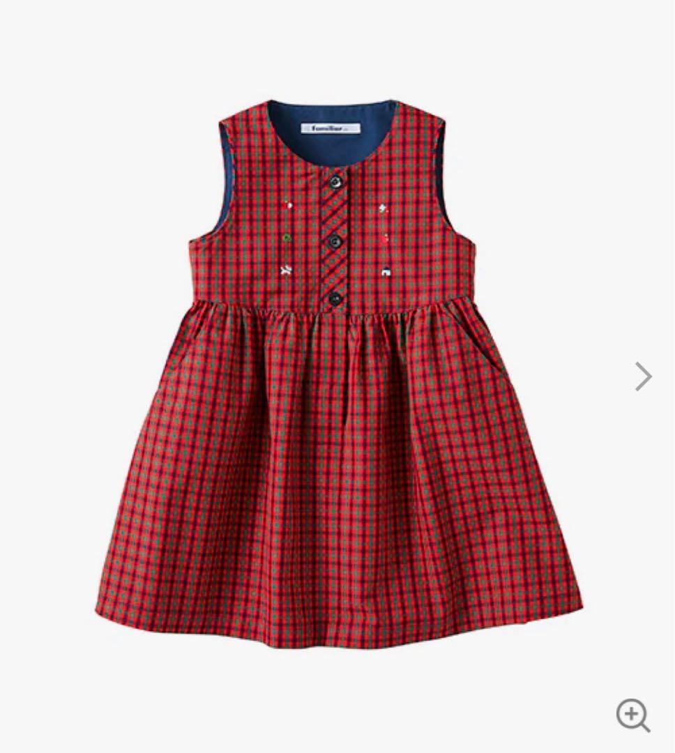 familiar ノースリーブワンピース 80 ファミリア