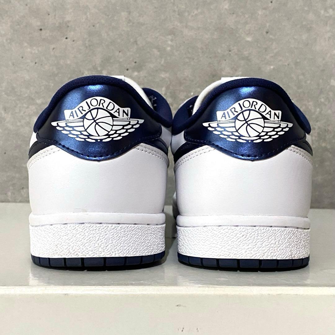 【美品】AIR JORDAN 1 LOW 85 メタリックネイビー US10.5