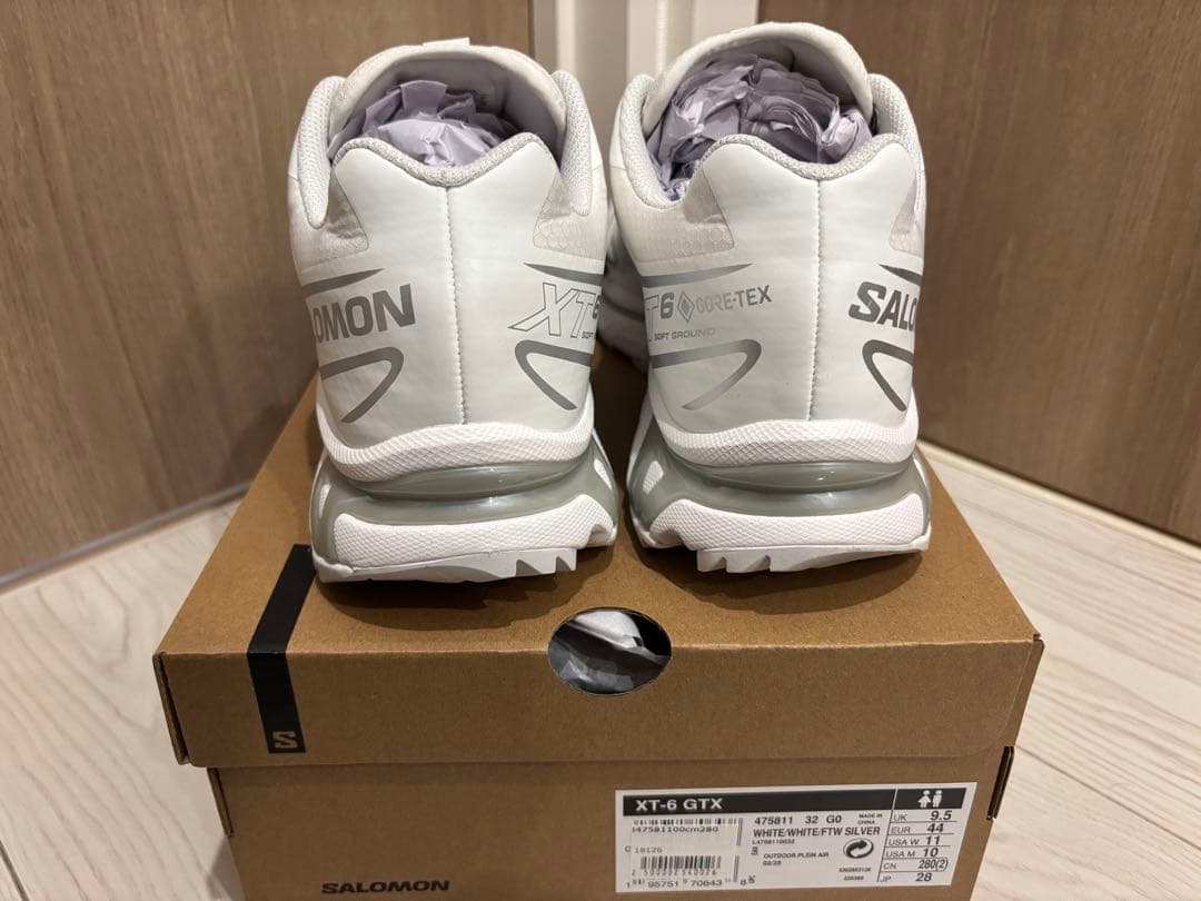 【SALOMON/サロモン】XT-6 GORE-TEX White/Silver