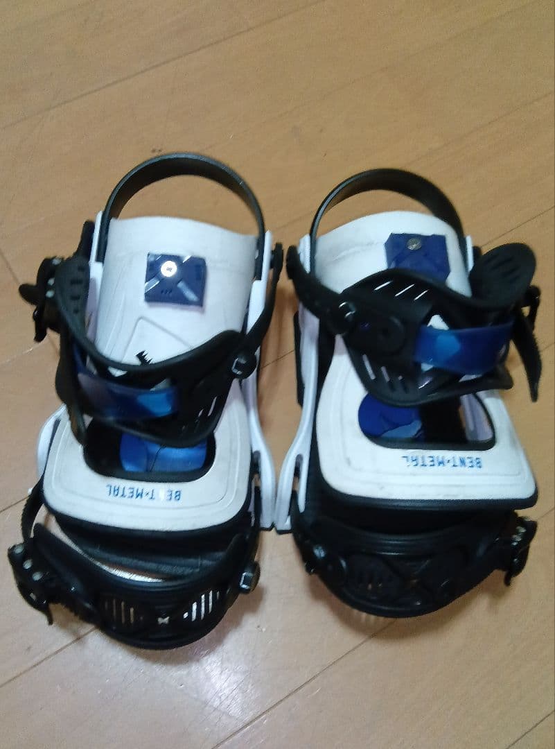 BENT-L スノーボードビンディング ホワイト/ブラック