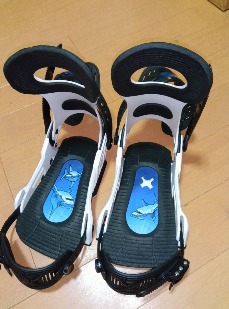 BENT-L スノーボードビンディング ホワイト/ブラック