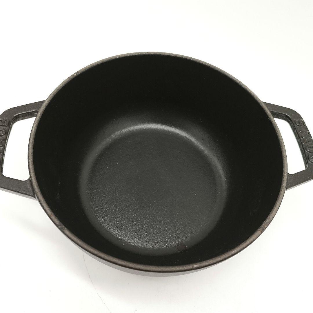 未使用　STAUB　ストウブ　Wa-NABE　Sサイズ　16cm　ブラック