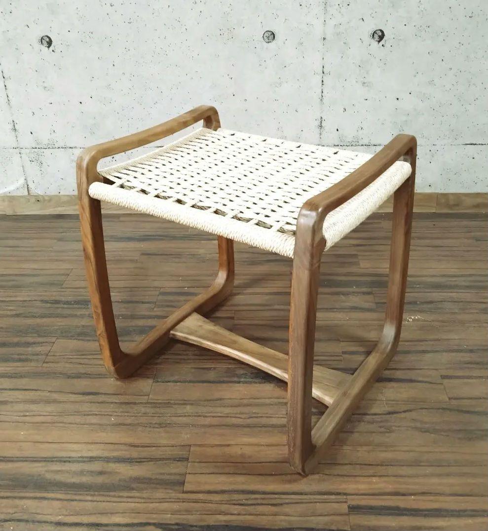 ペーパーコードスツール　ウォールナット