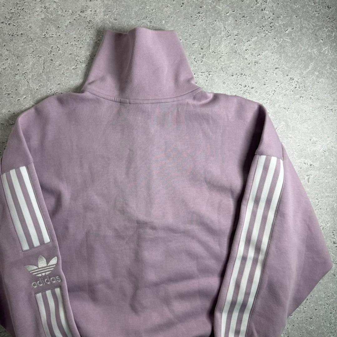 【希少】adidas ハーフジップ ジャージ Lisa 着用 ピンク M