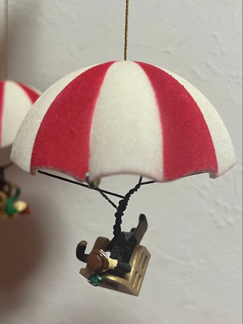 ミスタークリスマス カルーセル パラシュート オルゴール ジャンク品