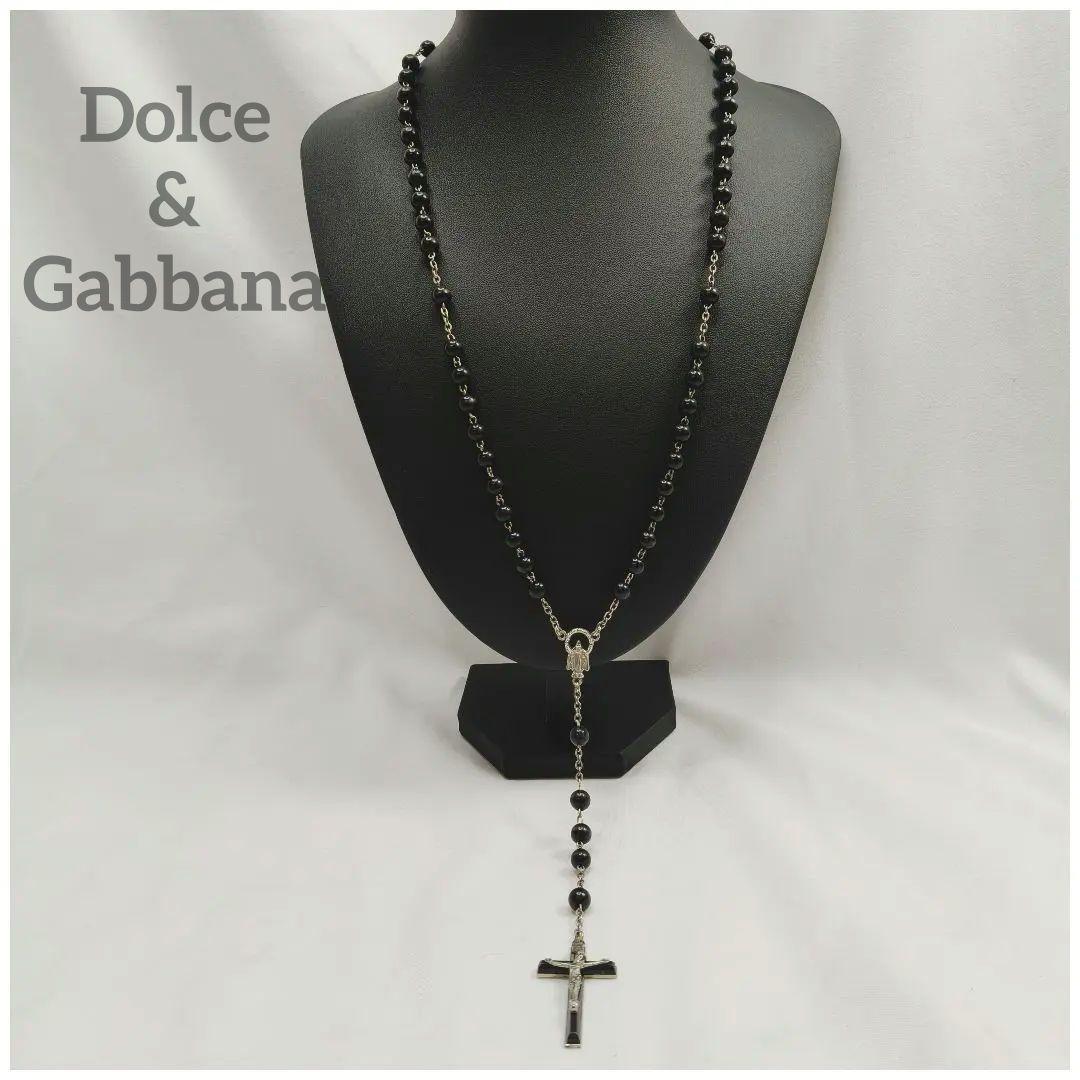 ドルチェ&ガッバーナ　ロザリオ　ネックレス　ベッカム着