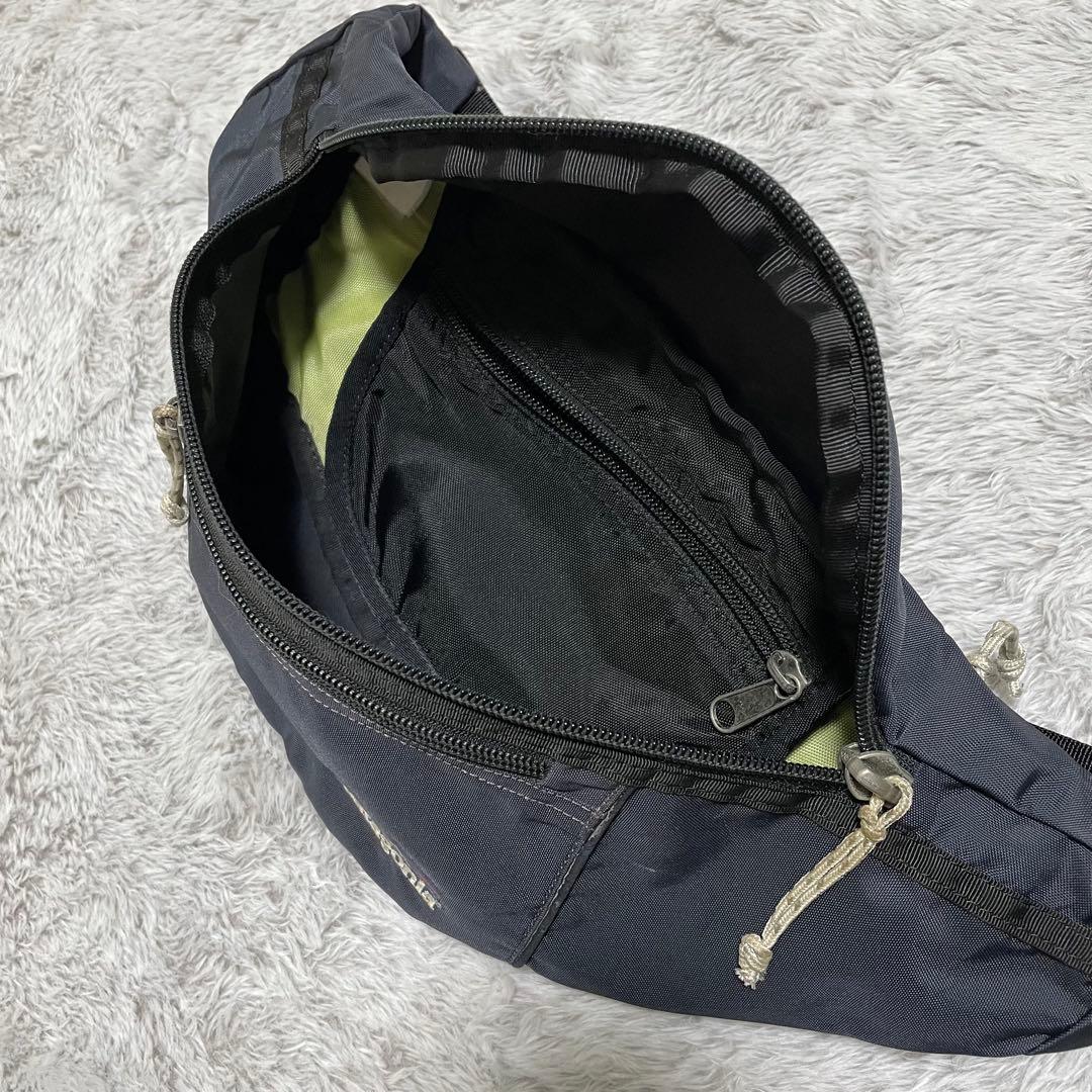 パタゴニア　ボディバッグ　00s ヌエボヒップボルト　ロゴ刺繍　大容量　ブラック