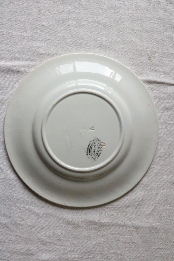 Creil et montereau フランス　アンティーク　プレート