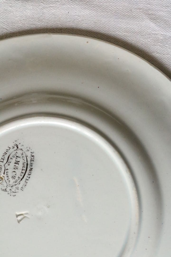 Creil et montereau フランス　アンティーク　プレート