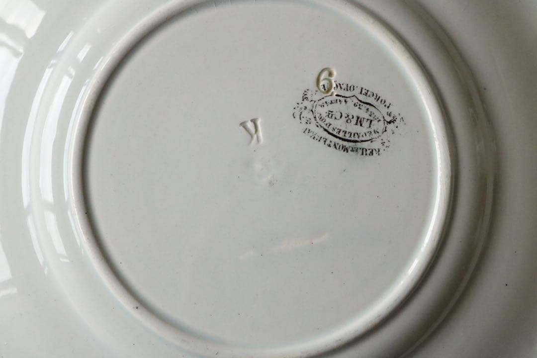 Creil et montereau フランス　アンティーク　プレート