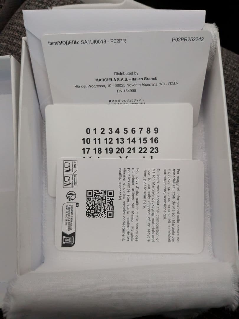 《しの》Maison Margiela ブラック 2つ折り　マネークリップ