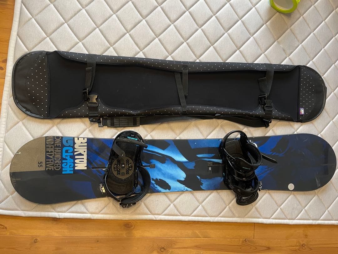 Burton CLASH 155 スノーボード3点　ソールカバー付き