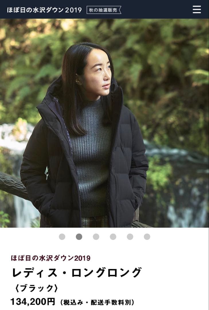 【入手困難・廃盤】ほぼ日の水沢ダウン ネイビー レディース ロングロング 希少