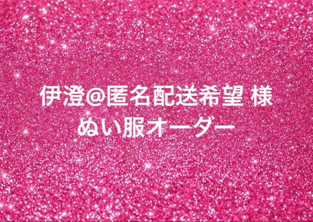 伊澄@匿名配送希望 様 オーダー ぬい服