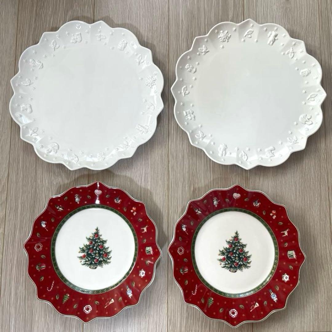 ビロレイボッホ　クリスマス　トイズデライト 4枚セット