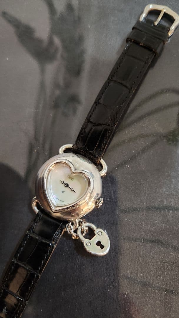 Obrey レディース sv925(銀無垢) チャーム付 ハートフェイス