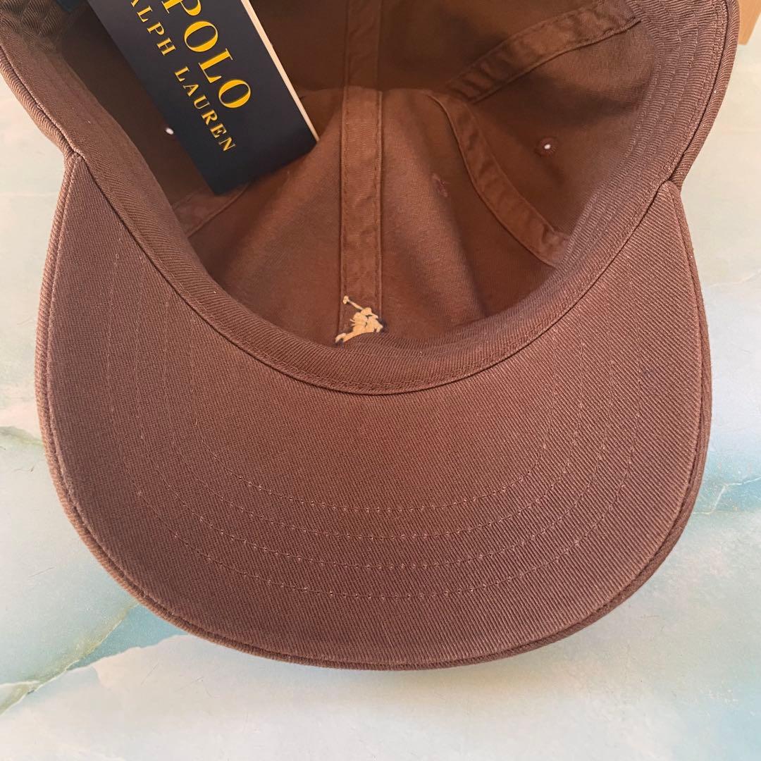 ナナコ【新品 ポロラルフローレン キャップ ブラウン タグ付き