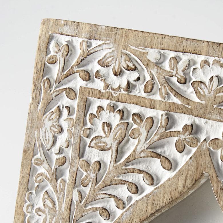 ウッド アジアン フォトフレーム ＊ 木彫り