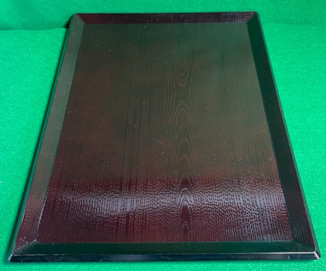 業務用　和風お盆　トレー 45cm x 33cm 31枚　ダークブラウン
