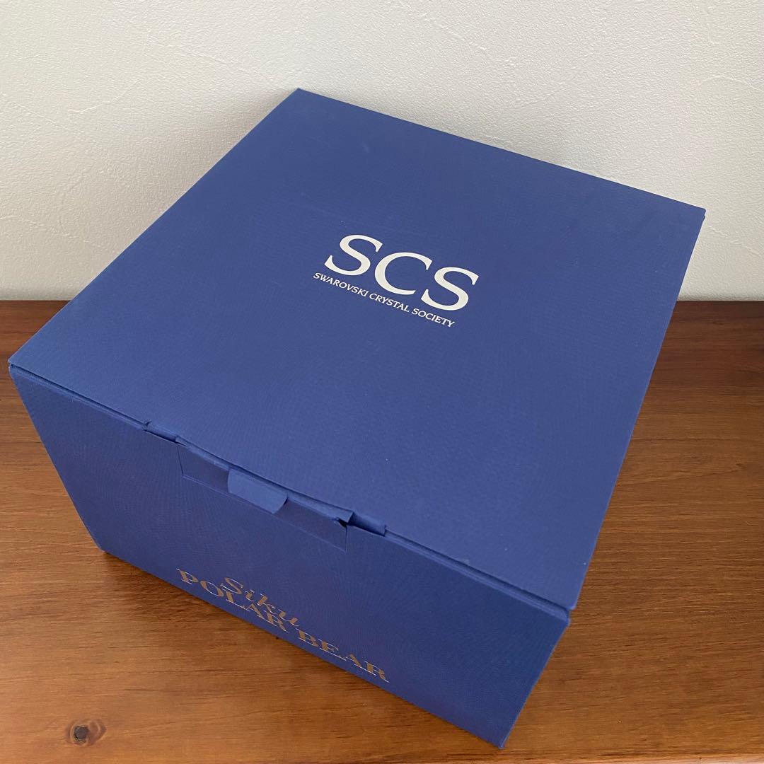 SWAROVSKI スワロフスキー ムーンライトクリスタル ホッキョクグマ 置物