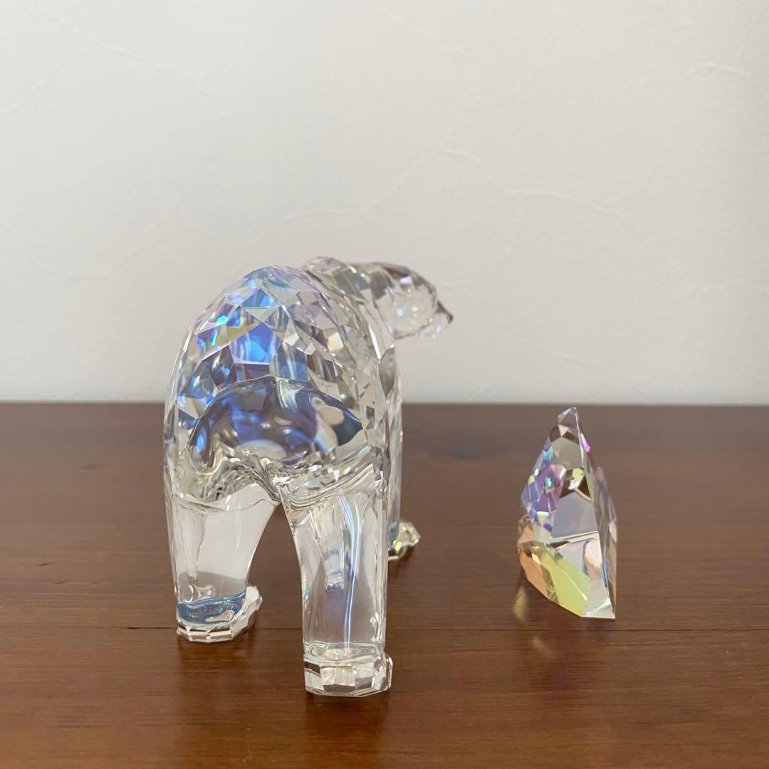 SWAROVSKI スワロフスキー ムーンライトクリスタル ホッキョクグマ 置物