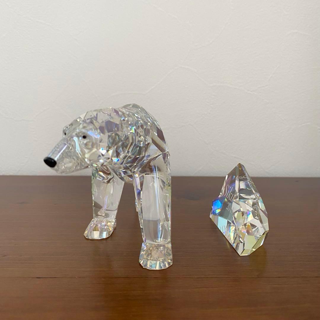 SWAROVSKI スワロフスキー ムーンライトクリスタル ホッキョクグマ 置物