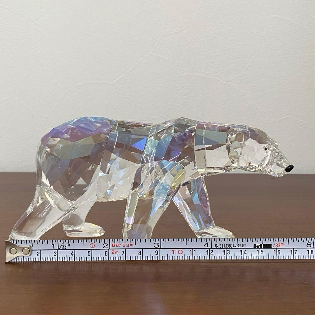 SWAROVSKI スワロフスキー ムーンライトクリスタル ホッキョクグマ 置物