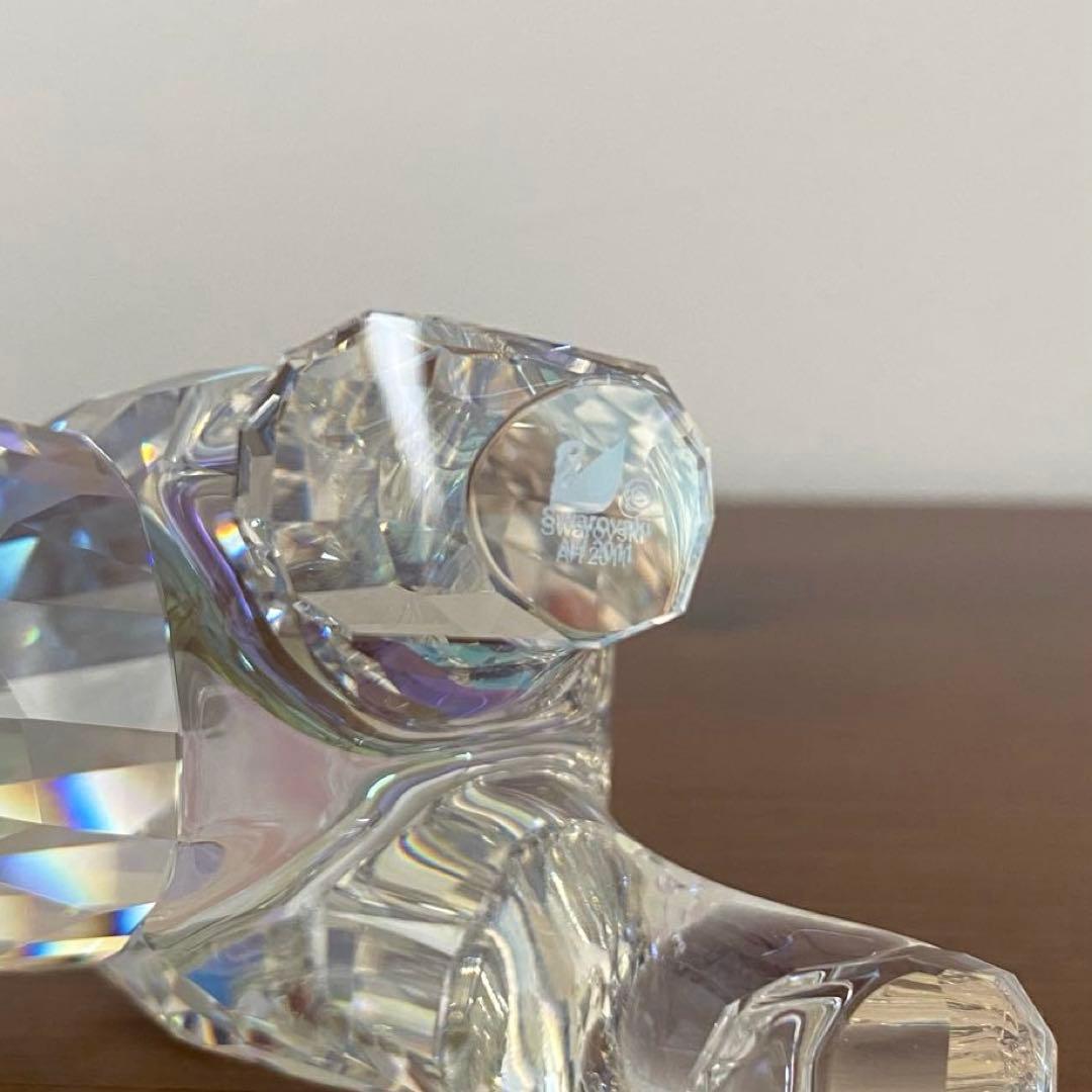 SWAROVSKI スワロフスキー ムーンライトクリスタル ホッキョクグマ 置物