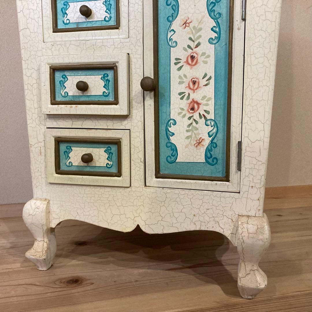 ロココ調 キャビネット 猫足 家具 収納 タンス インテリア おしゃれ かわいい