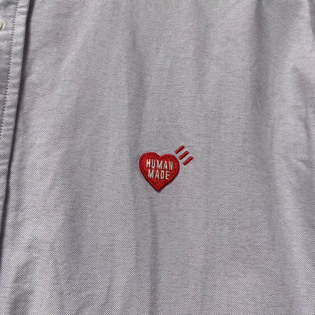 HUMAN MADE Oxford BD Shirt パープル　Lサイズ