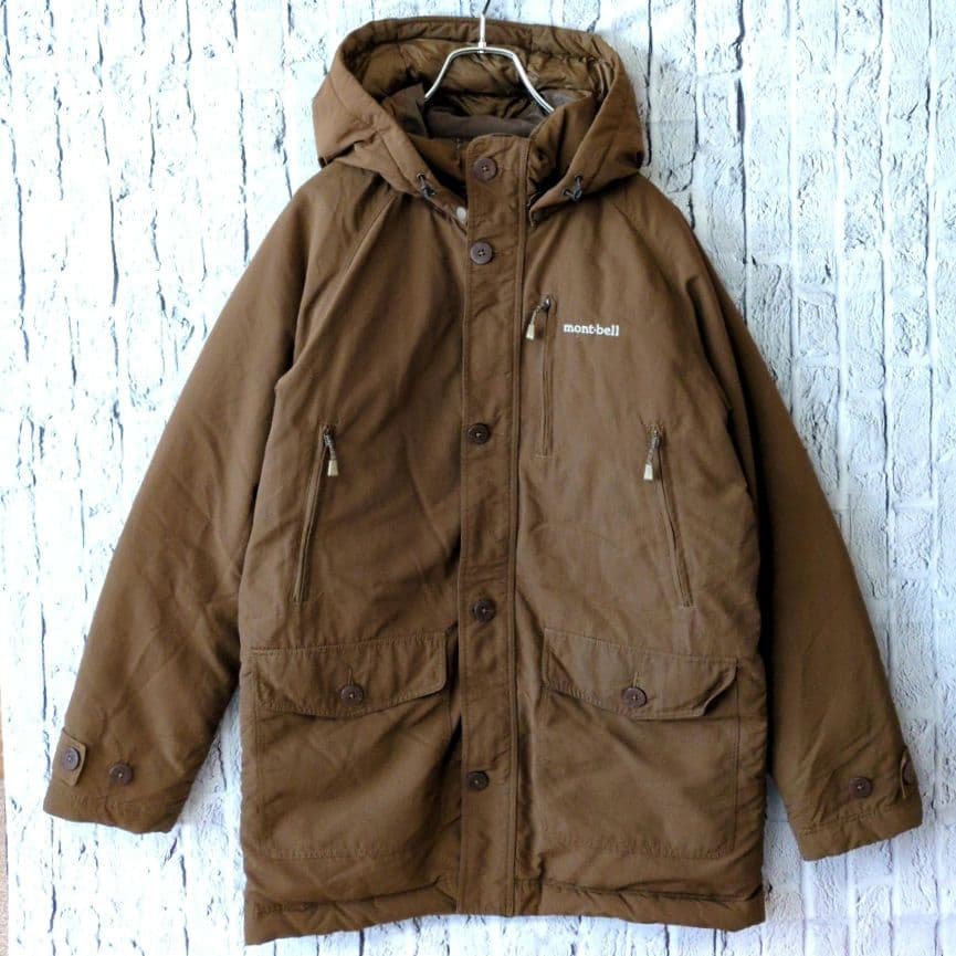 モンベル　ハスキーコート メンズS ブラウン