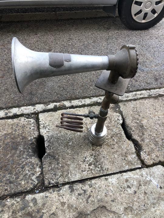 アンティーク　汽笛　船用　舶用　エアホーン　置物