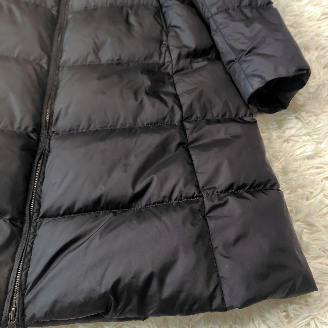 【美品♡定価6.4万】現行セオリー　フーデッドダウンコート　黒　ファー