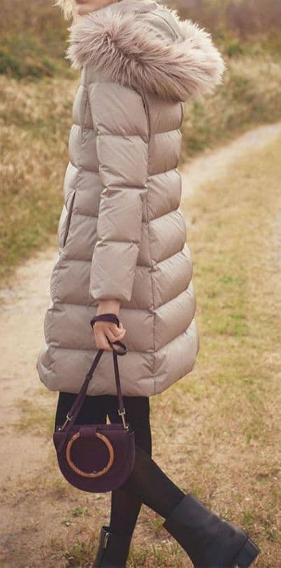 【美品♡定価6.4万】現行セオリー　フーデッドダウンコート　黒　ファー