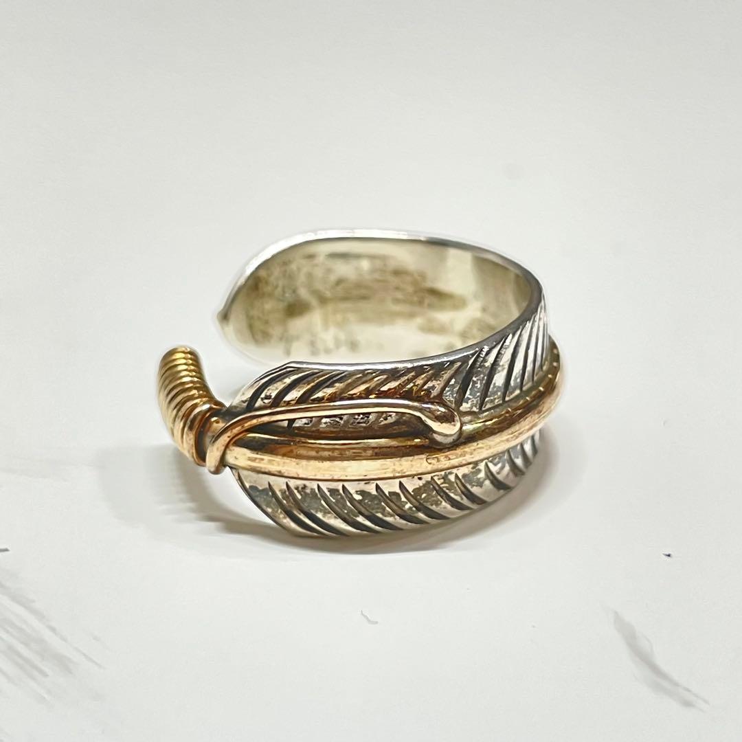 H*A様 L. BENNETT 羽根モチーフ silver925 k12 リング