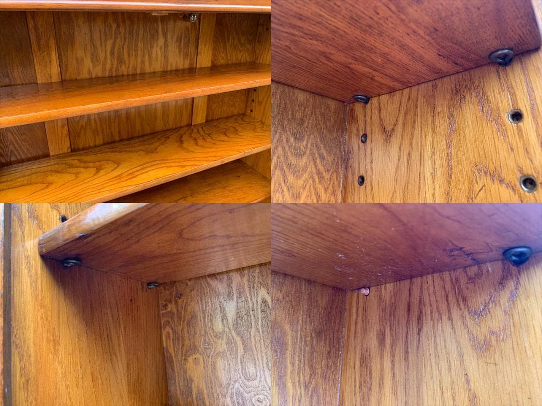 英国｜イギリス｜アンティーク｜オーク材｜ブックキャビネット｜本棚｜