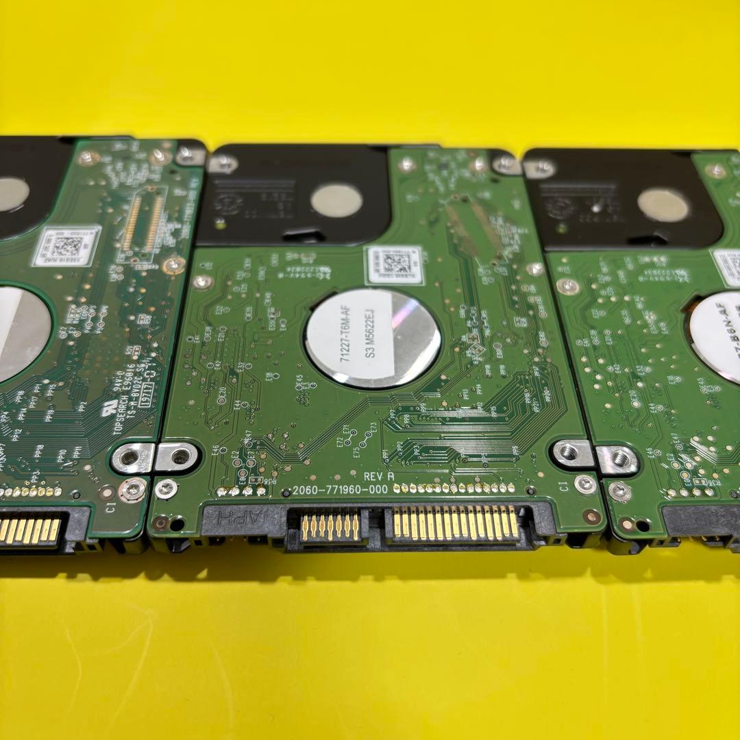 【1TB】【Western Digital製 統一】★2.5インチ★内臓HDD★