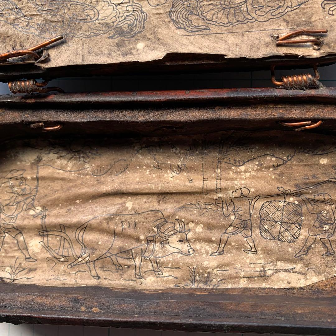 中国の古い木箱