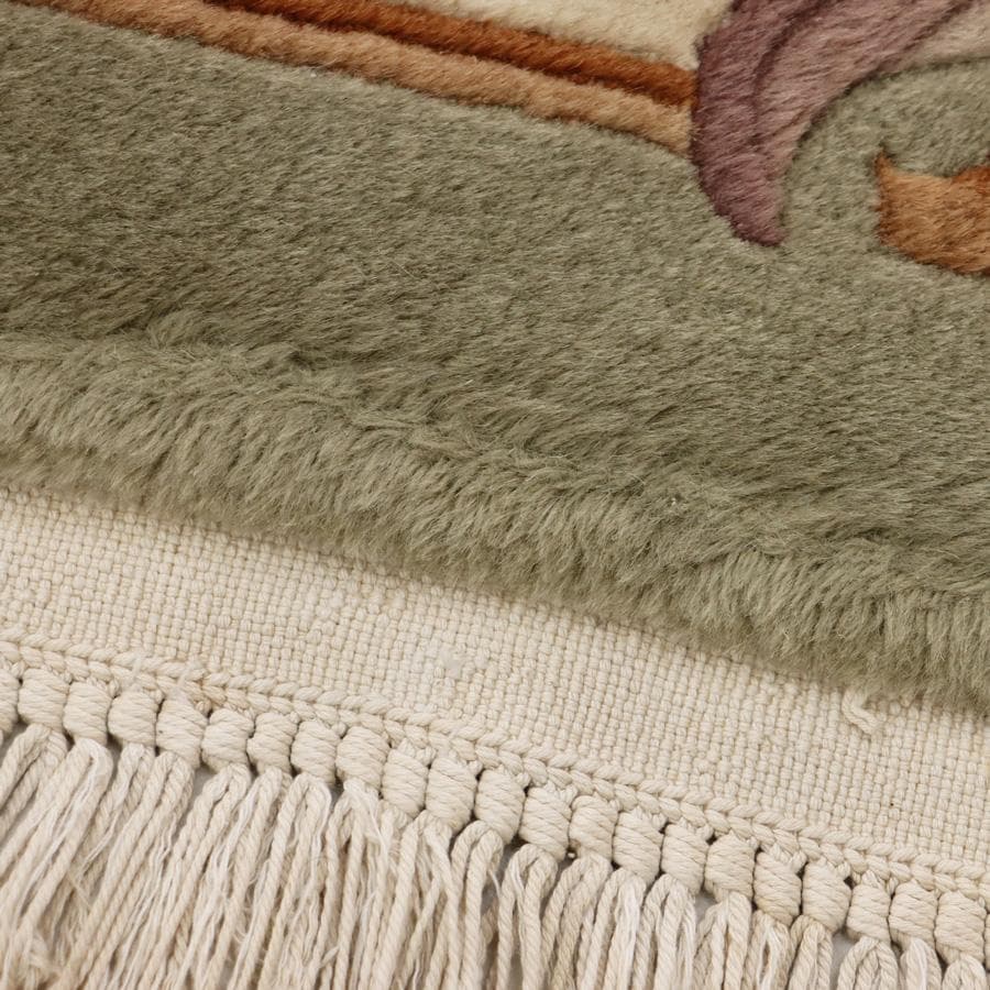 専用 Y2349-1 中国緞通 ウール ハンドカット 手織り 154×90㎝