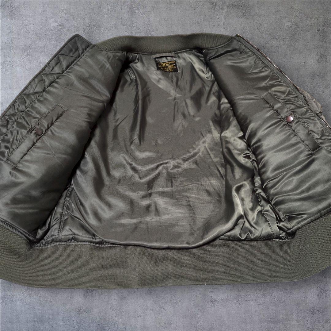 極美品♢WAIPER.inc 米軍 最初期型 MA-1フライトジャケット L