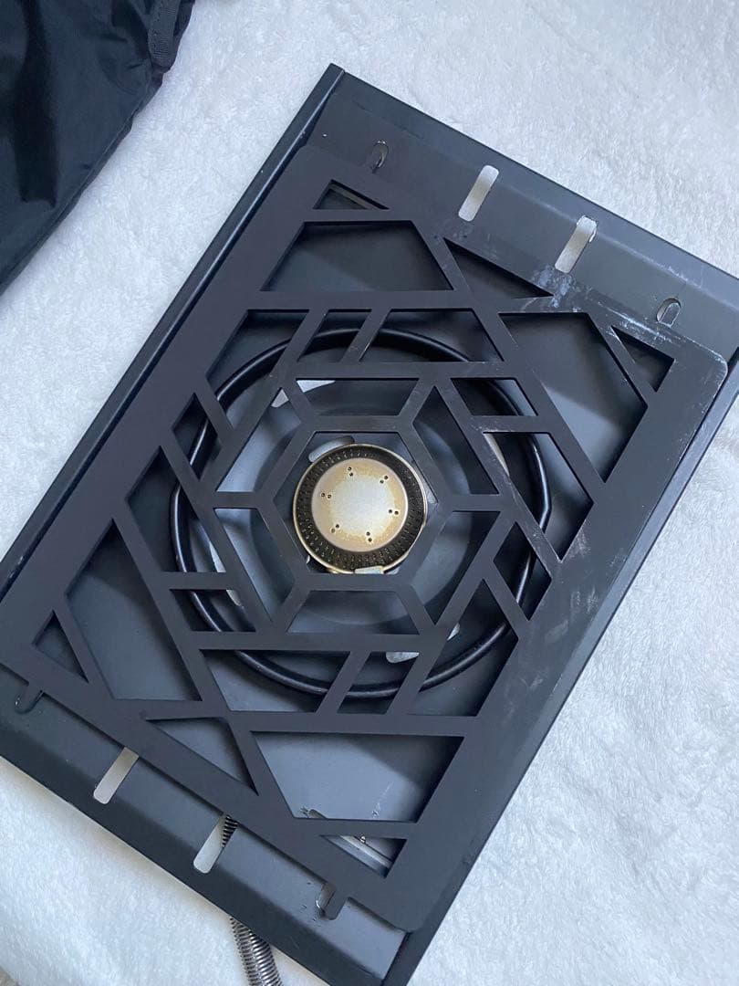 スノーピーク　フラットバーナー　五徳　IGT ブラックキャンプ