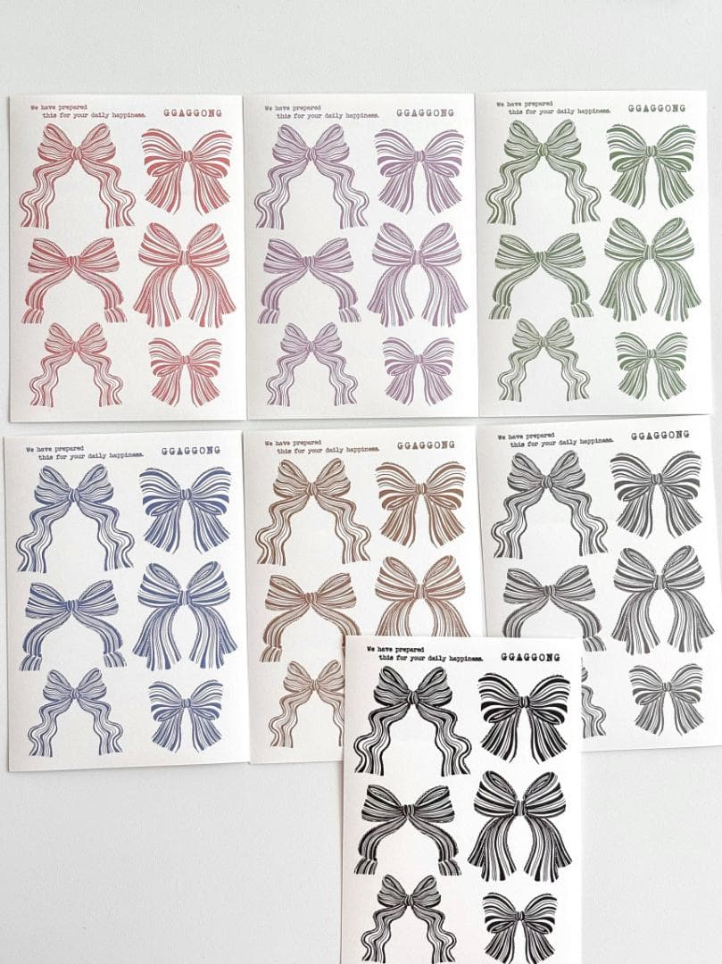 テープ・マスキングテープ [GGAGGONG] Line Ribbon Sticker