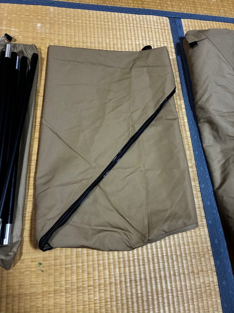 山稜二股ティピーテントtc180 美品!!煙突ポート有り　薪ストーブ