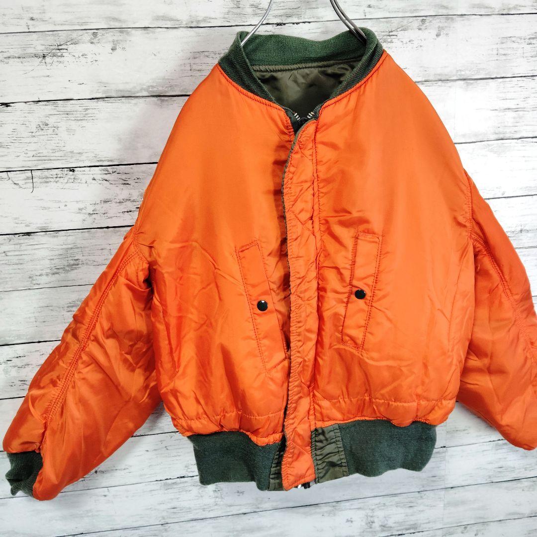 【USA製】アルファインダストリーズ　ma-1フライトジャケット　ideal L